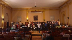 Coro Orfeón Logroñes - Grabación en el Salón de Actos del Instituto Sagasta